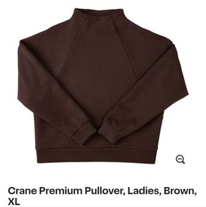 Nwt XL Crane Brown Buttery Soft Pullover Sweatshirt Box2